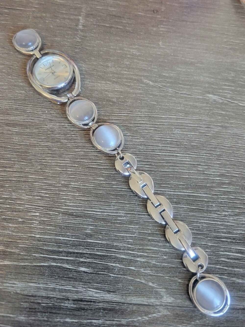 NYGARD quartz bracelet silver-tone watch